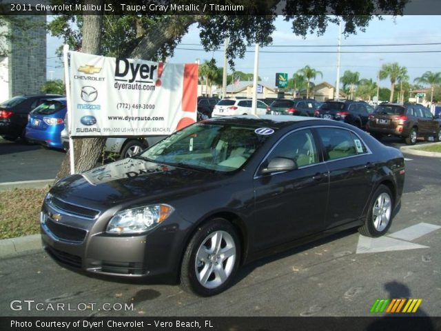 2011 Chevrolet Malibu LS in Taupe Gray Metallic