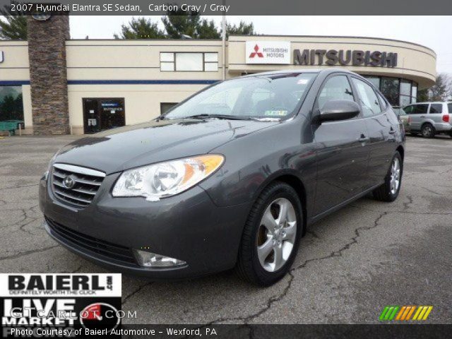 2007 Hyundai Elantra SE Sedan in Carbon Gray