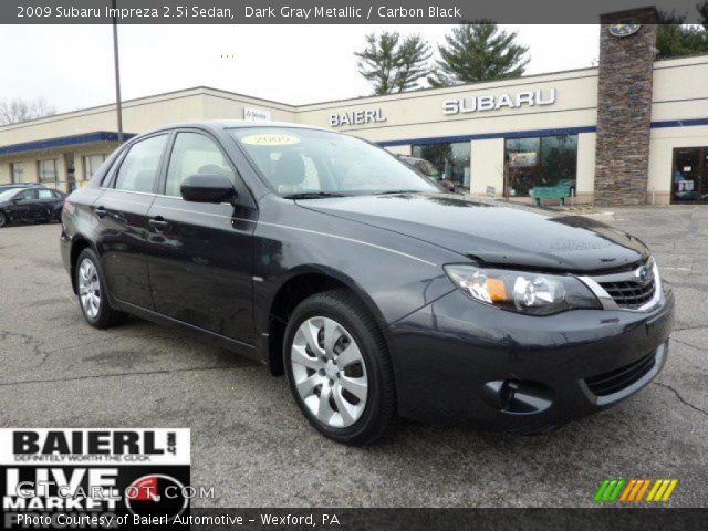 2009 Subaru Impreza 2.5i Sedan in Dark Gray Metallic