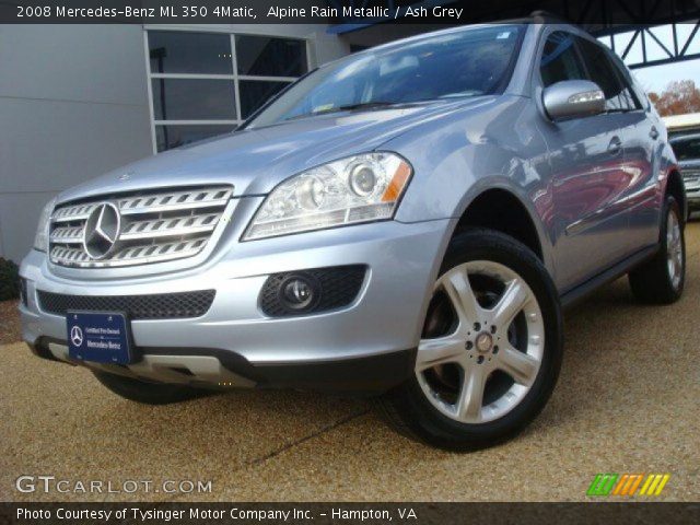 2008 Mercedes-Benz ML 350 4Matic in Alpine Rain Metallic