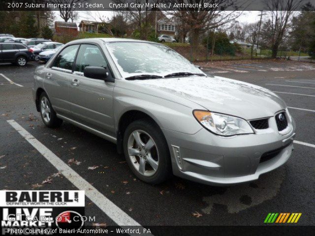 2007 Subaru Impreza 2.5i Sedan in Crystal Gray Metallic