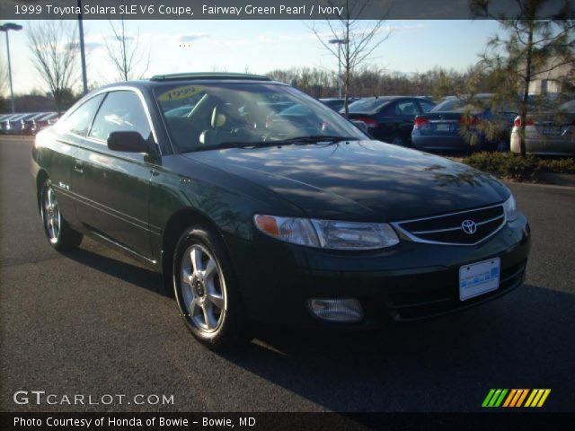 1999 Toyota Solara SLE V6 Coupe in Fairway Green Pearl