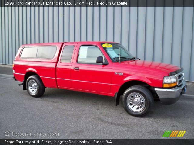 Ford Ranger Xlt 1999. Bright Red 1999 Ford Ranger