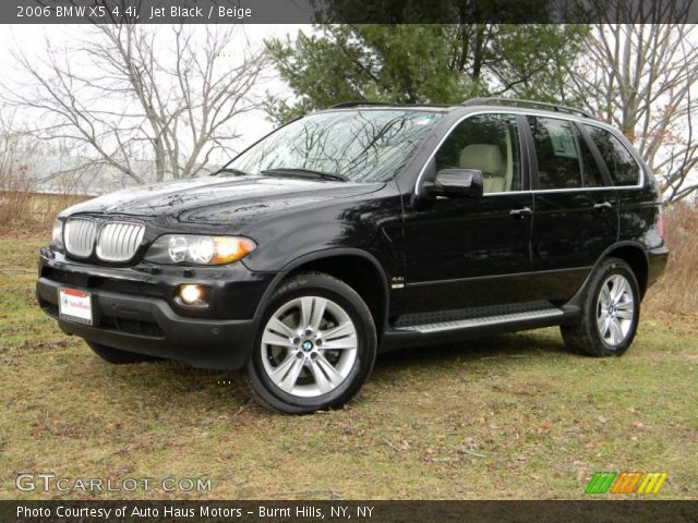 2006 BMW X5 4.4i in Jet Black