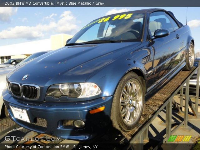 2003 BMW M3 Convertible in Mystic Blue Metallic
