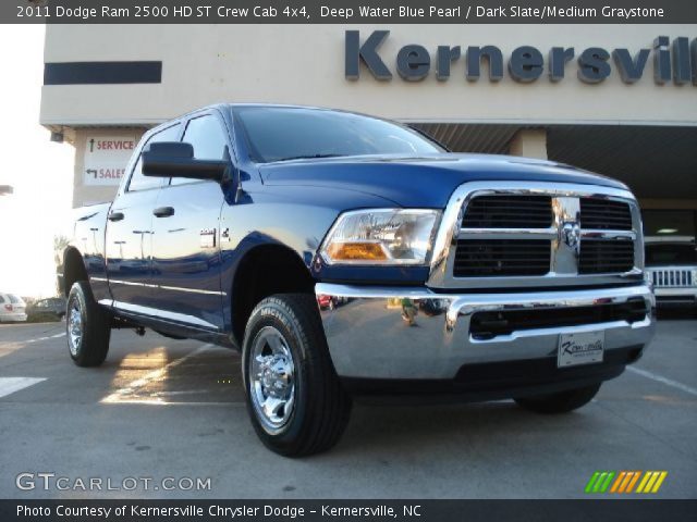 2011 Dodge Ram 2500 HD ST Crew Cab 4x4 in Deep Water Blue Pearl