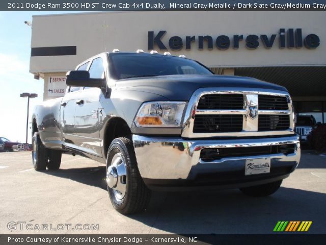 2011 Dodge Ram 3500 HD ST Crew Cab 4x4 Dually in Mineral Gray Metallic