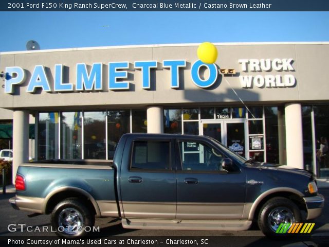 2001 Ford F150 King Ranch SuperCrew in Charcoal Blue Metallic