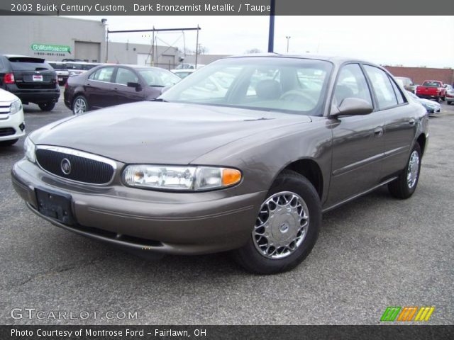 2003 Buick Century Custom in Dark Bronzemist Metallic