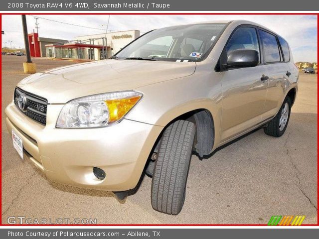 2008 Toyota RAV4 V6 4WD in Savannah Metallic