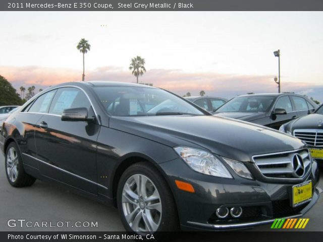 2011 Mercedes-Benz E 350 Coupe in Steel Grey Metallic