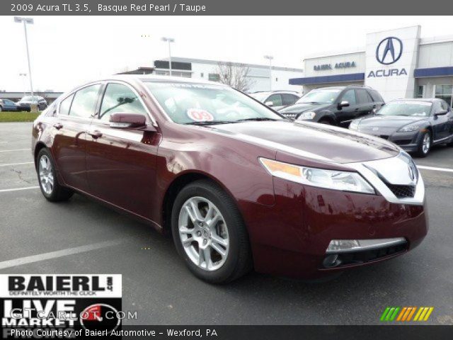 2009 Acura TL 3.5 in Basque Red Pearl
