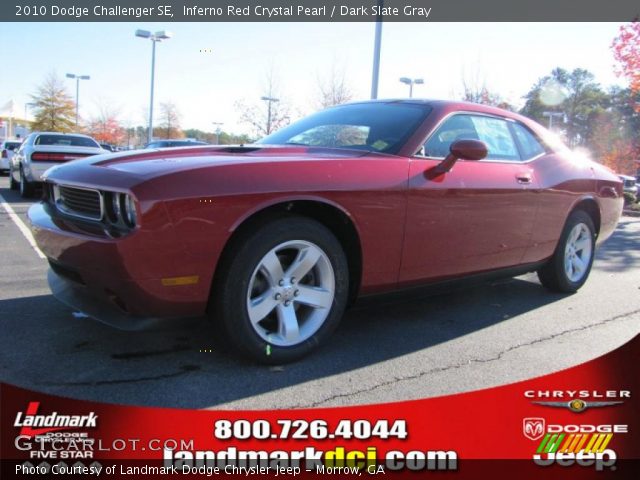 2010 Dodge Challenger SE in Inferno Red Crystal Pearl