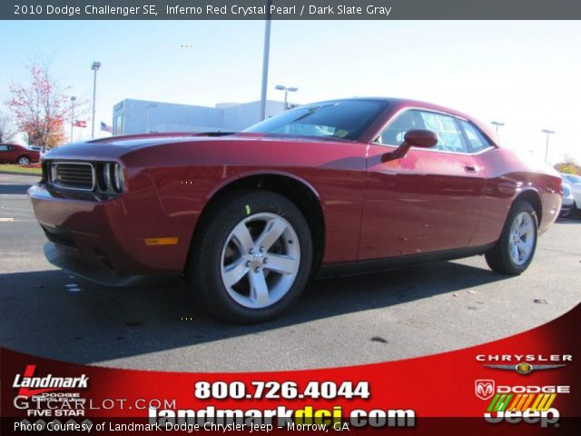 2010 Dodge Challenger SE in Inferno Red Crystal Pearl