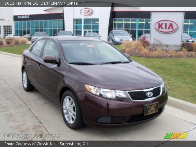 2011 Kia Forte EX in Dark Cherry