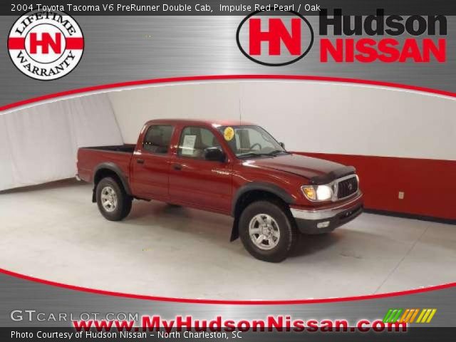 2004 Toyota Tacoma V6 PreRunner Double Cab in Impulse Red Pearl