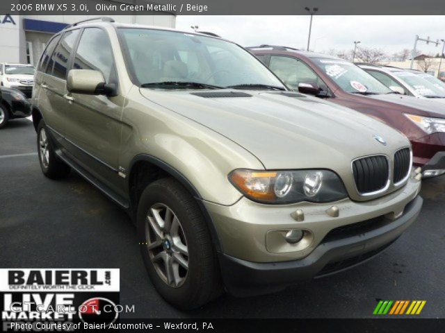 2006 BMW X5 3.0i in Olivin Green Metallic