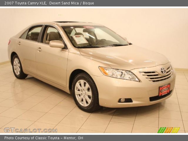 2007 Toyota Camry XLE in Desert Sand Mica