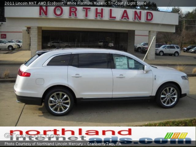 2011 Lincoln MKT AWD EcoBoost in White Platinum Metallic Tri-Coat