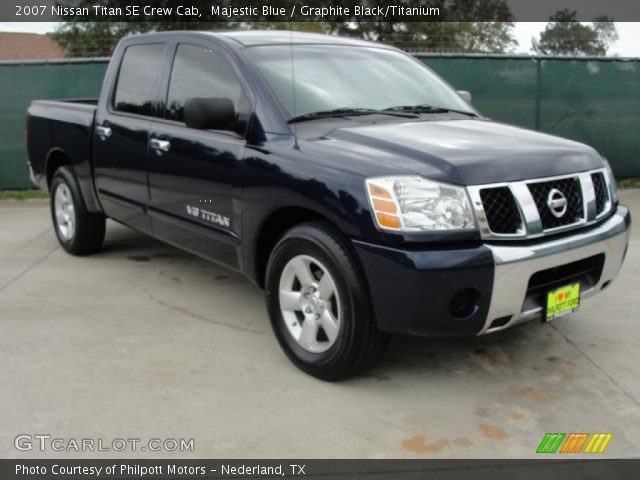 2007 Nissan Titan SE Crew Cab in Majestic Blue