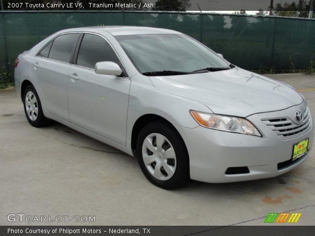 2007 Toyota Camry LE V6 in Titanium Metallic