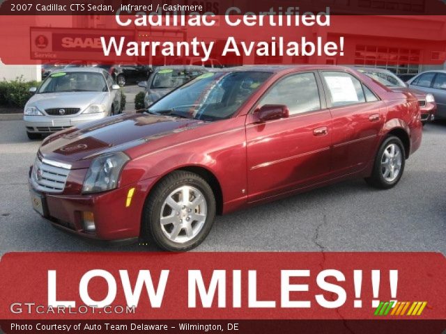 2007 Cadillac CTS Sedan in Infrared