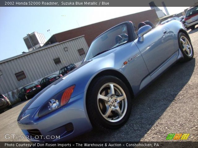 2002 Honda S2000 Roadster in Suzuka Blue Metallic