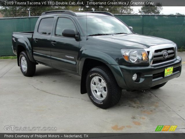 2009 Toyota Tacoma V6 TRD Double Cab 4x4 in Timberland Green Mica
