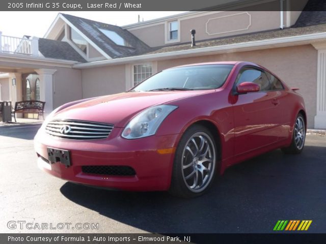 2005 Infiniti G 35 Coupe in Laser Red