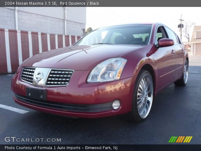 2004 Nissan Maxima 3.5 SE in Red Opulence