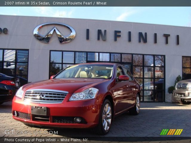 2007 Infiniti M 35x Sedan in Crimson Roulette Pearl