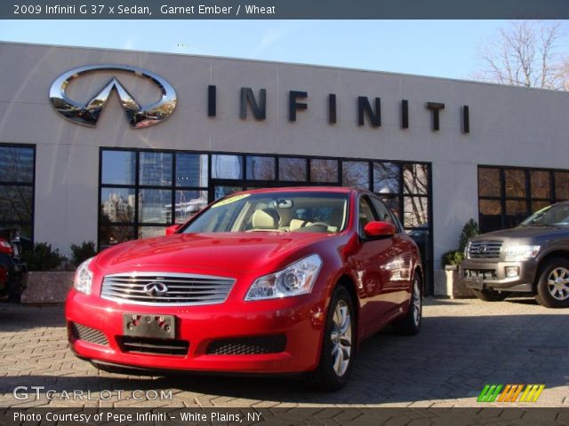 2009 Infiniti G 37 x Sedan in Garnet Ember