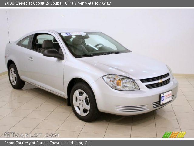 2008 Chevrolet Cobalt LS Coupe in Ultra Silver Metallic