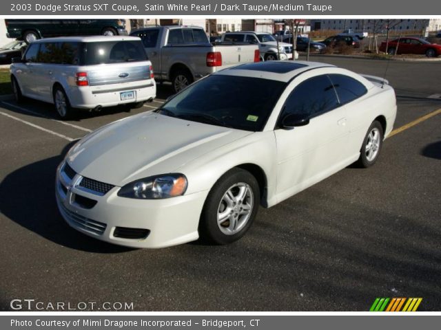 2003 Dodge Stratus SXT Coupe in Satin White Pearl