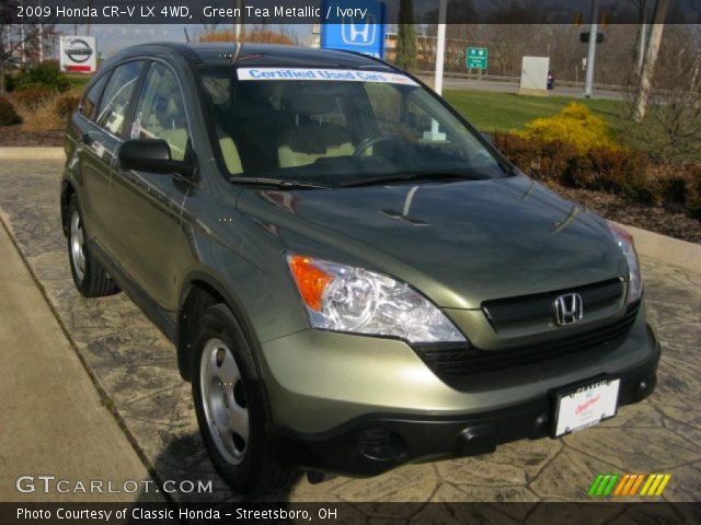 2009 Honda CR-V LX 4WD in Green Tea Metallic