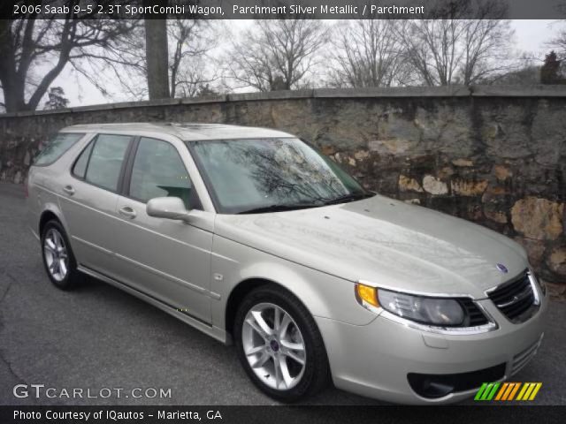 2006 Saab 9-5 2.3T SportCombi Wagon in Parchment Silver Metallic