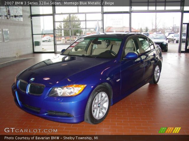 2007 BMW 3 Series 328xi Sedan in Montego Blue Metallic