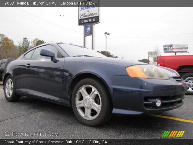 2003 Hyundai Tiburon GT V6 in Carbon Blue