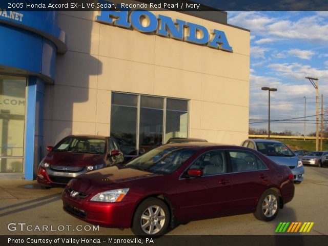 2005 Honda Accord EX-L V6 Sedan in Redondo Red Pearl