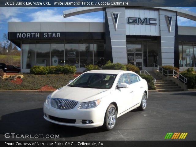 2011 Buick LaCrosse CXL in White Diamond Tricoat