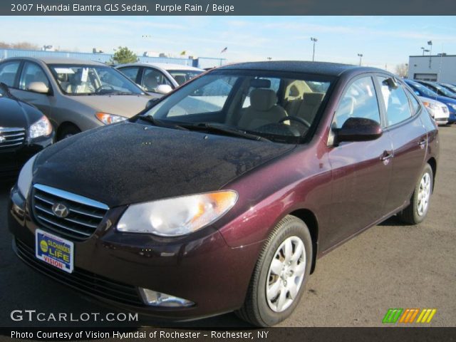 2007 Hyundai Elantra GLS Sedan in Purple Rain