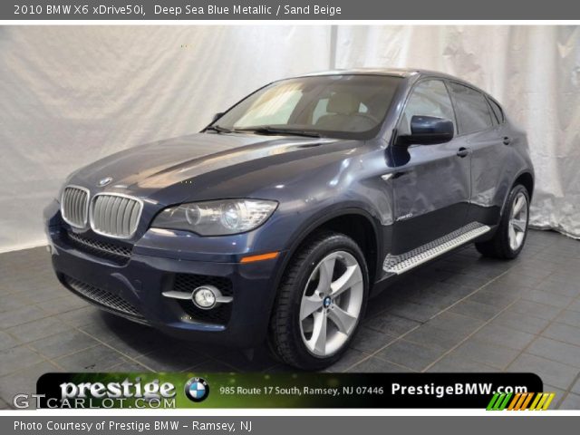 2010 BMW X6 xDrive50i in Deep Sea Blue Metallic