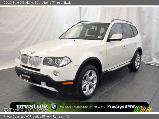 2010 BMW X3 xDrive30i in Alpine White