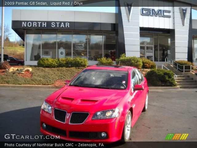 2009 Pontiac G8 Sedan in Liquid Red