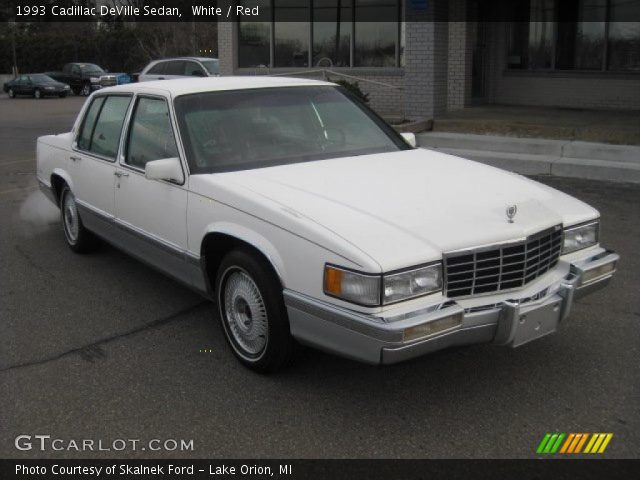 1993 Cadillac DeVille Sedan in White