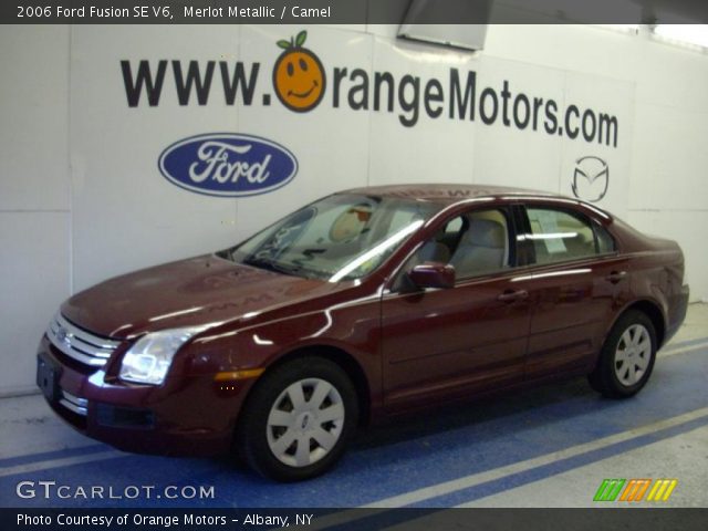 2006 Ford Fusion SE V6 in Merlot Metallic