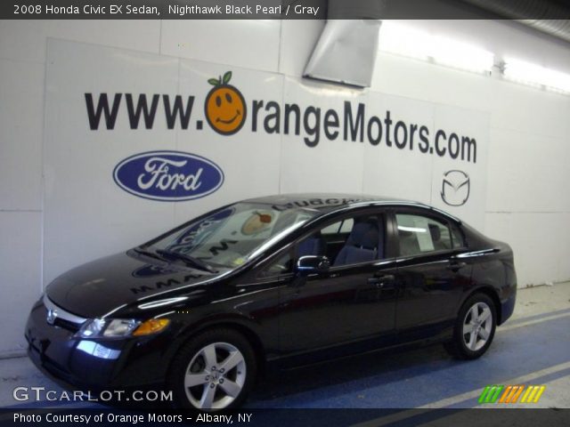 2008 Honda Civic EX Sedan in Nighthawk Black Pearl