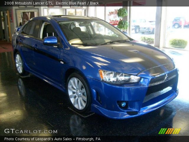 2008 Mitsubishi Lancer GTS in Electric Blue Pearl