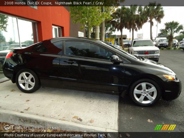 2008 Honda Civic EX Coupe in Nighthawk Black Pearl