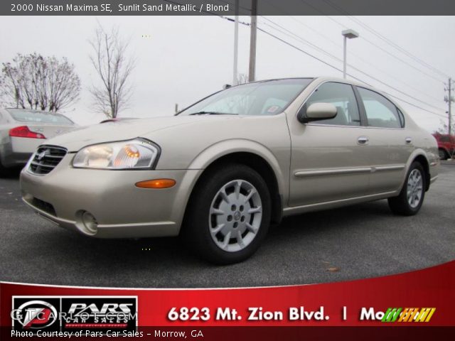 2000 Nissan Maxima SE in Sunlit Sand Metallic
